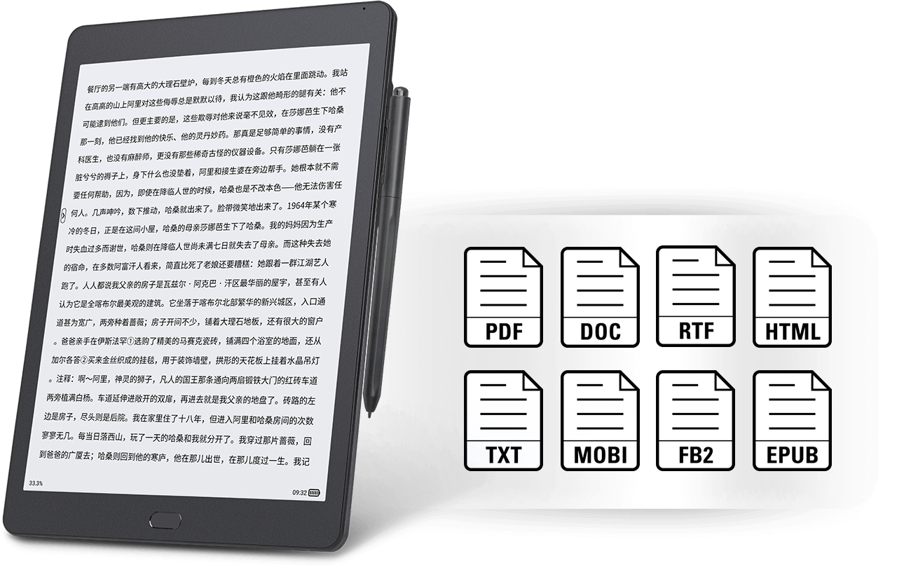 kloudnote Compatibility with Various Android E-Book Formats