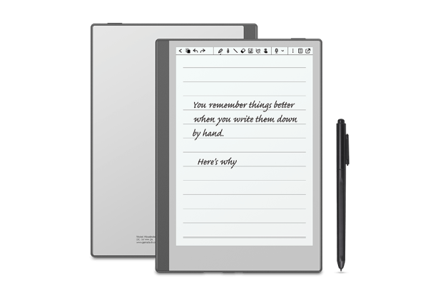 9.7″ digital notebook with pen