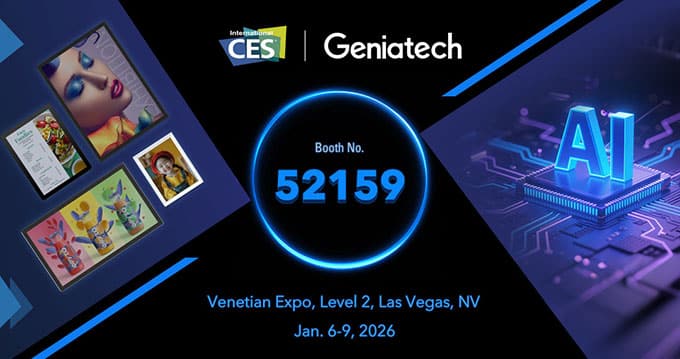 CES 2026 Geniatech Banner